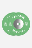 Karnage Coloured Rubber Calibrated Competition Weight Plate