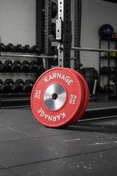 Karnage Coloured Rubber Calibrated Competition Weight Plate