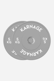 Karnage Coloured Rubber Calibrated Competition Weight Plate