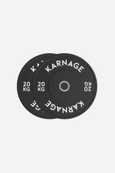 Karnage Rubber Bumper Plates - Black