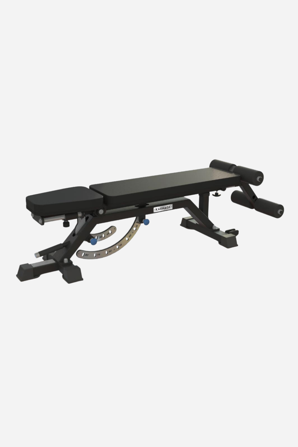 Karnage Multi Adjustable Bench with Ab Leg Rollers