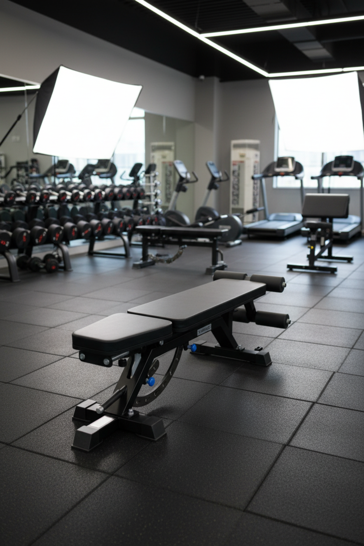 Karnage Multi Adjustable Zero Gab Bench with Ab Leg Rollers