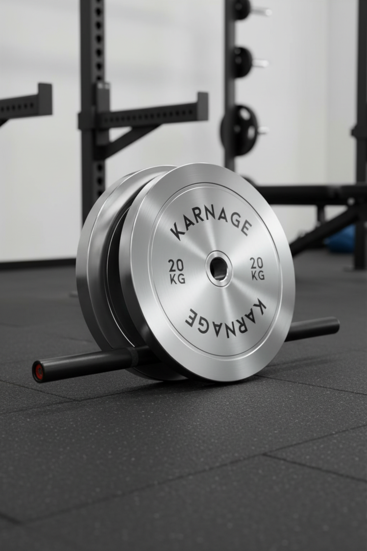 Karnage Steel Calibrated Weight Plates - Chrome Finish